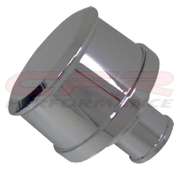 CFR Performance HZ-6101-POL Polished Billet Aluminum Breather - Smooth for Chevy, Ford & Mopar