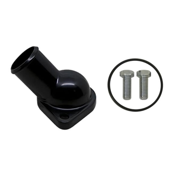 CFR Performance  Steel Water Neck - Black for Chevy Small Block & Big Block
