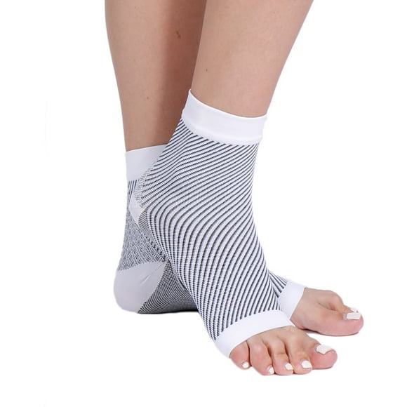CFR Plantar Fasciitis Socks - Compression Foot Sleeves - Ankle Brace Arch Support - Pain Relief for Heel Spurs, Edema, Achilles Tendonitis