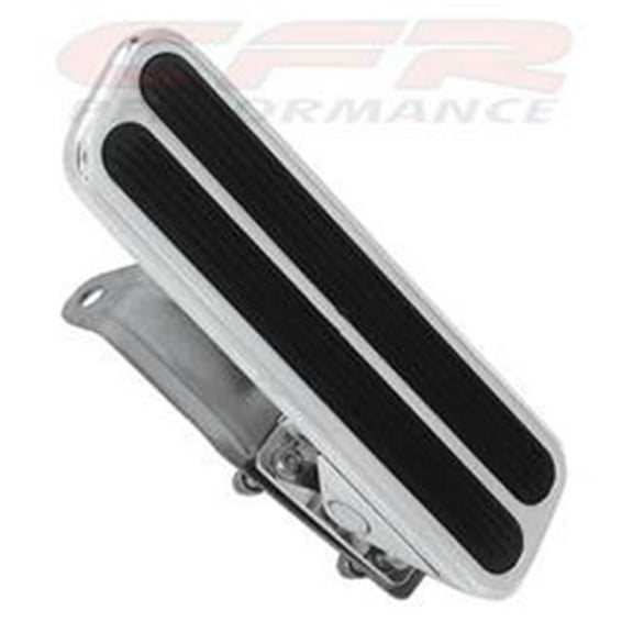 CFR  Polished Aluminum Street Rod Throttle Gas Pedal - Chevy Ford Mopar