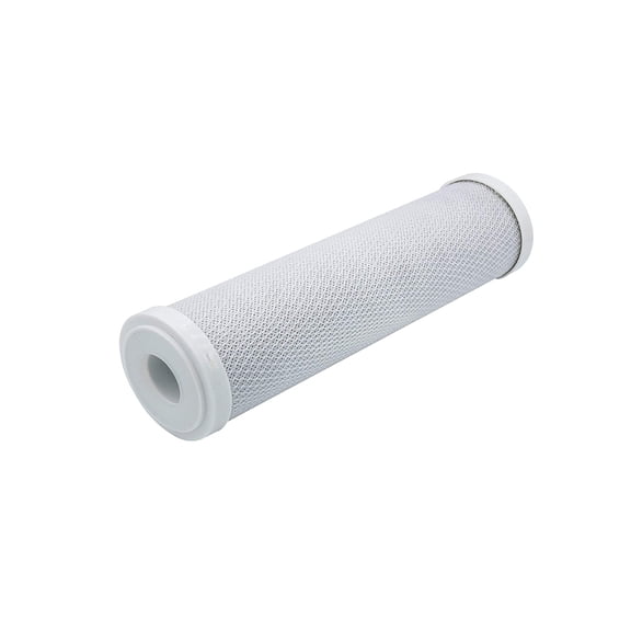 CFS 1 Pack Activated 10-Inch Carbon Home System Replacement Water Filter Cartridge Remove Bad Taste & Odor Whole House Replacement Water Filter Cartridge, 5 Micron, White