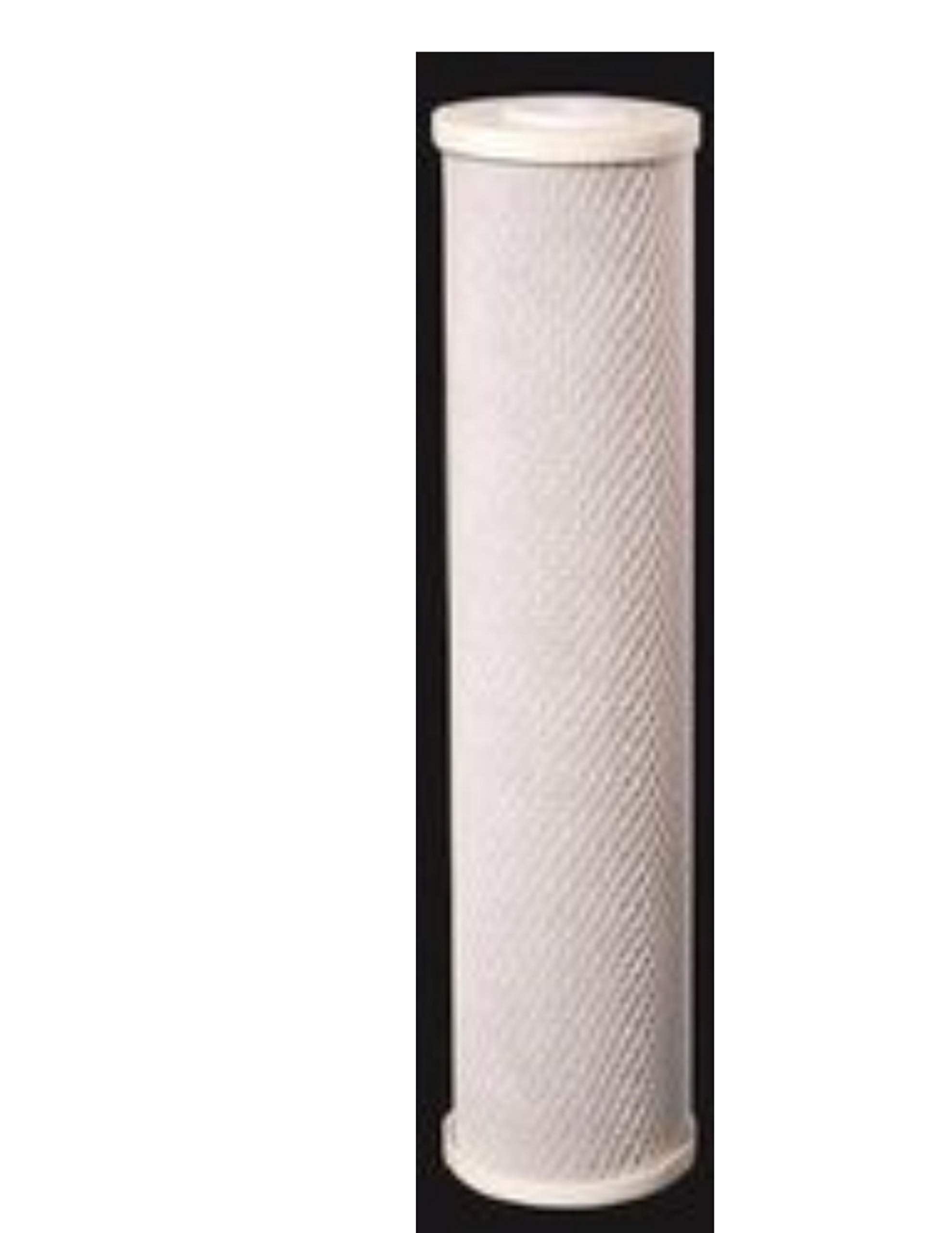 CFS  1 Pack Carbon Block Water Filter Cartridge BB Full Flow  Remove Bad Taste & Odor  Whole House Replacement Cartridge  20 x 4.5  1 Micron  White