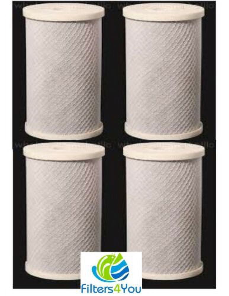 CFS 10" Big Blue Replacement Water Filters Cartridges, 4 Pack - 10" x 4.5"