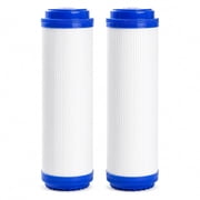CFS 2 Pack Granular Activated Carbon Water Filter Cartridges Compatible with Hydro Life 52412, C-2063 Models Removes Bad Taste & Odor Whole House Replacement Filter Cartridge