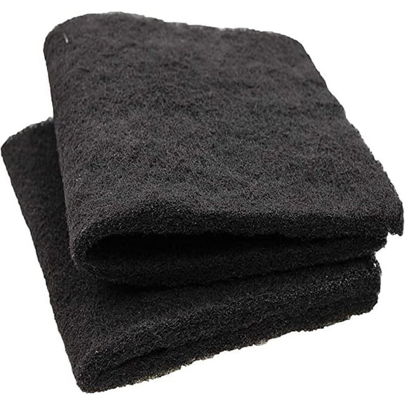 CFS 2 Pcs Carbon Filter Media Pad Aquarium Filter Media Pond Canister, 18"x10"