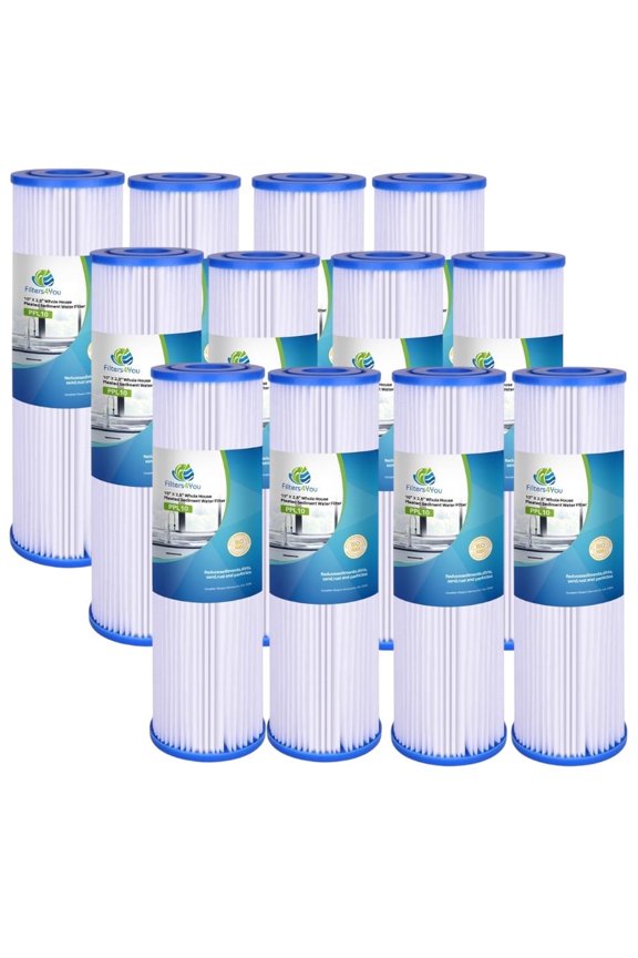 CFS 2-Stage Pleated Sediment Replacement Water Filters, 2-Pack, for 12-Pack