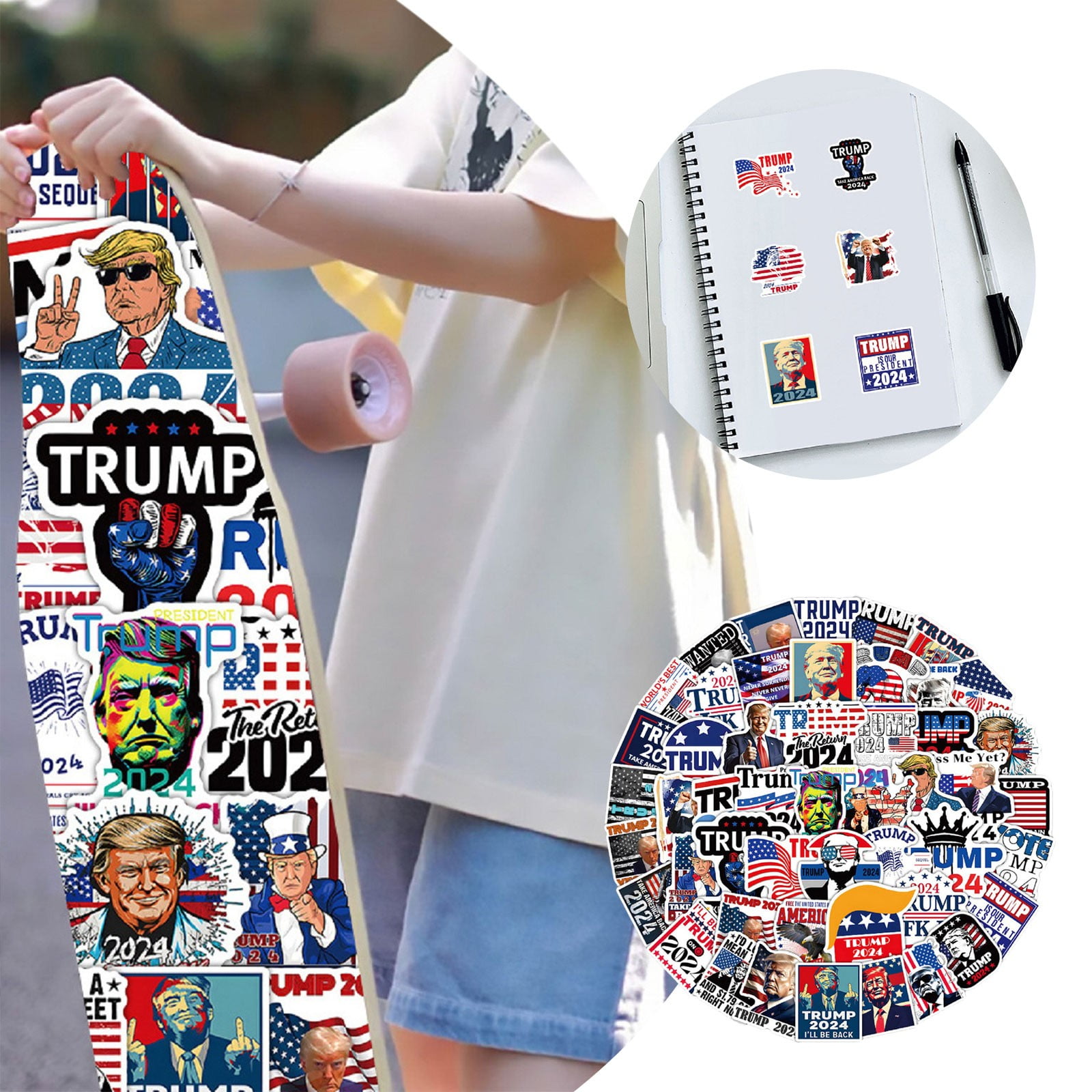 CFS 2024 US Presidential Election Decor Stickers Campaign Themes For