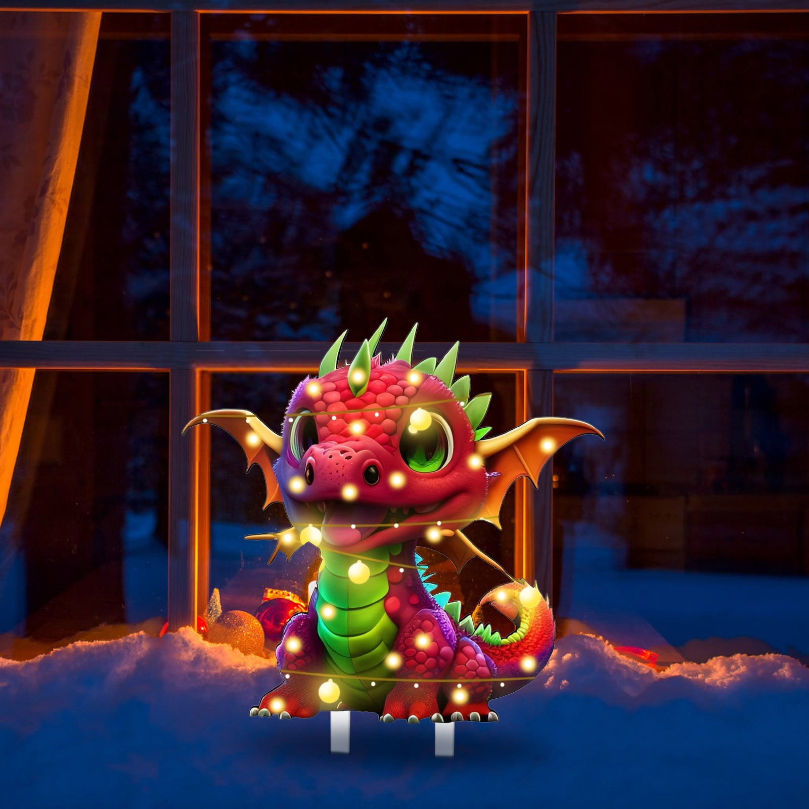 CFS 2D Christmas Glowing Decor Christmas Grinchmas Decoration Outdoor