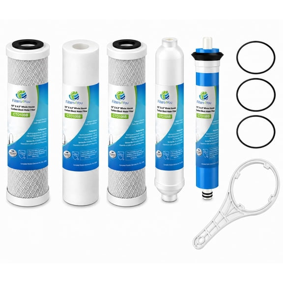 CFS 5 Pc RO Kit with 50 GPD Membrane for FILTER-MAX-ES50 ROES-50