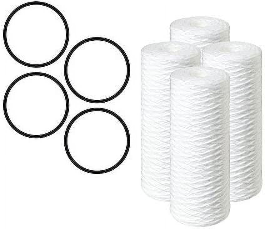 CFS COMPLETE FILTRATION SERVICES EST.2006 Compatible Replacement for Pelican Water PC40 10 in. Standard 5 Micron Sediment Replacement Filter (4-Pack) by CFS