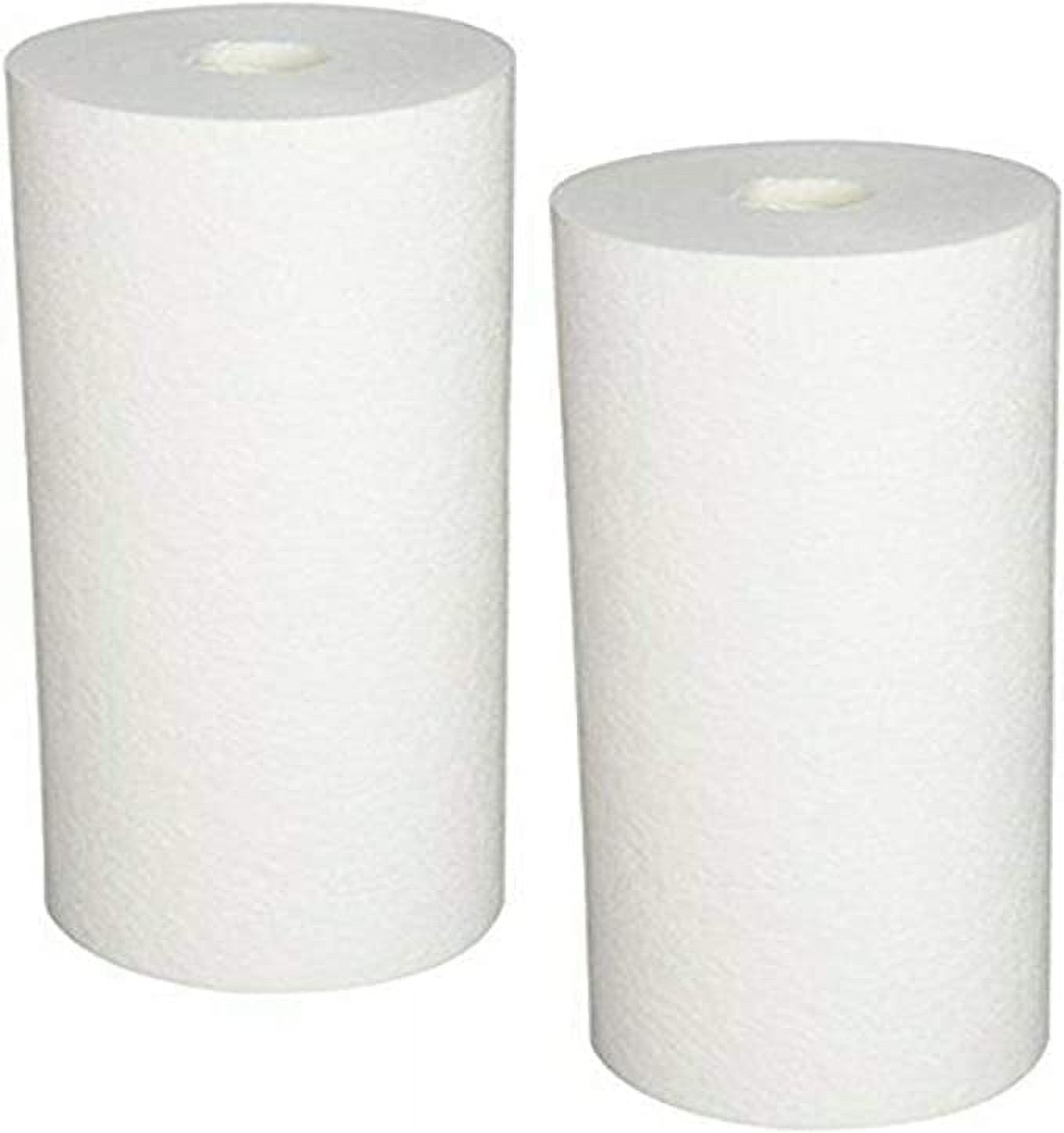 White Heavy-Duty Polypropylene Water Filter Cartridges, 2-Pack