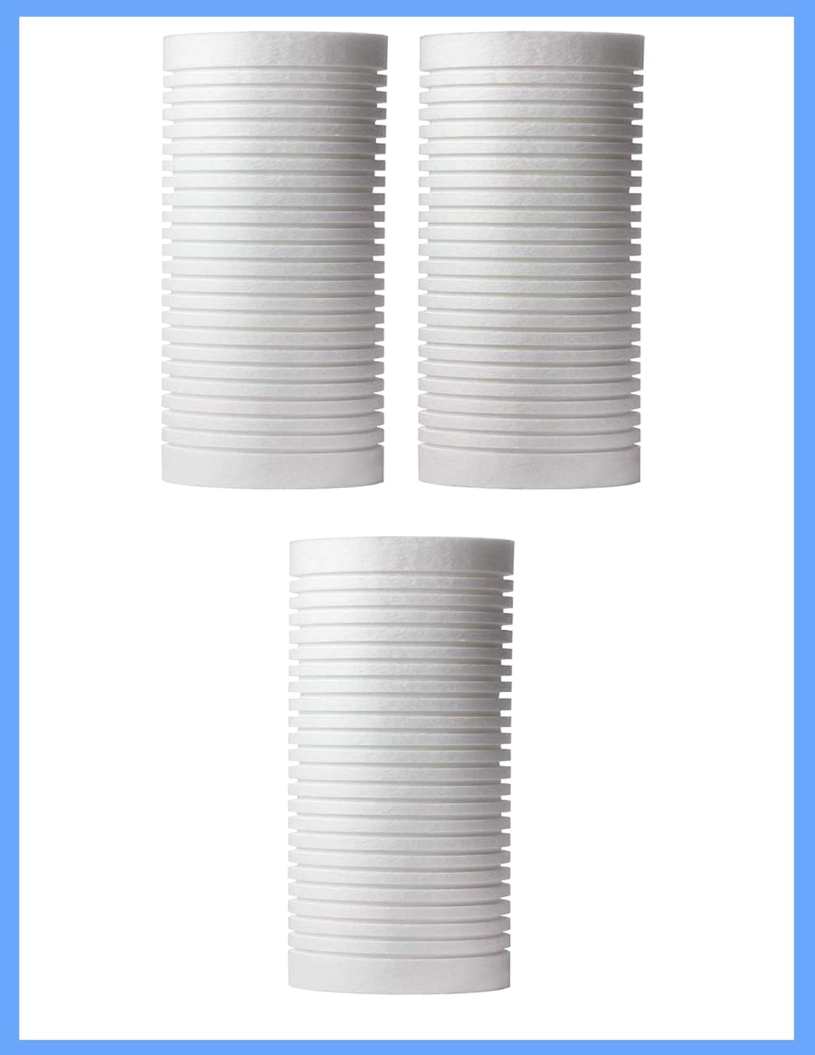 CFS COMPLETE FILTRATION SERVICES EST.2006 Compatible with CMB-510-HF Polypropylene Whole House Filter Fits The IHS12-D4 UV System (3)