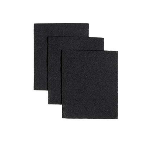 CFS Compatible to BP58 Non-Ducted Charcoal Replacement Filter Pads for Range Hood, 7-3/4 by 10-1/2-Inch, 3-Pack