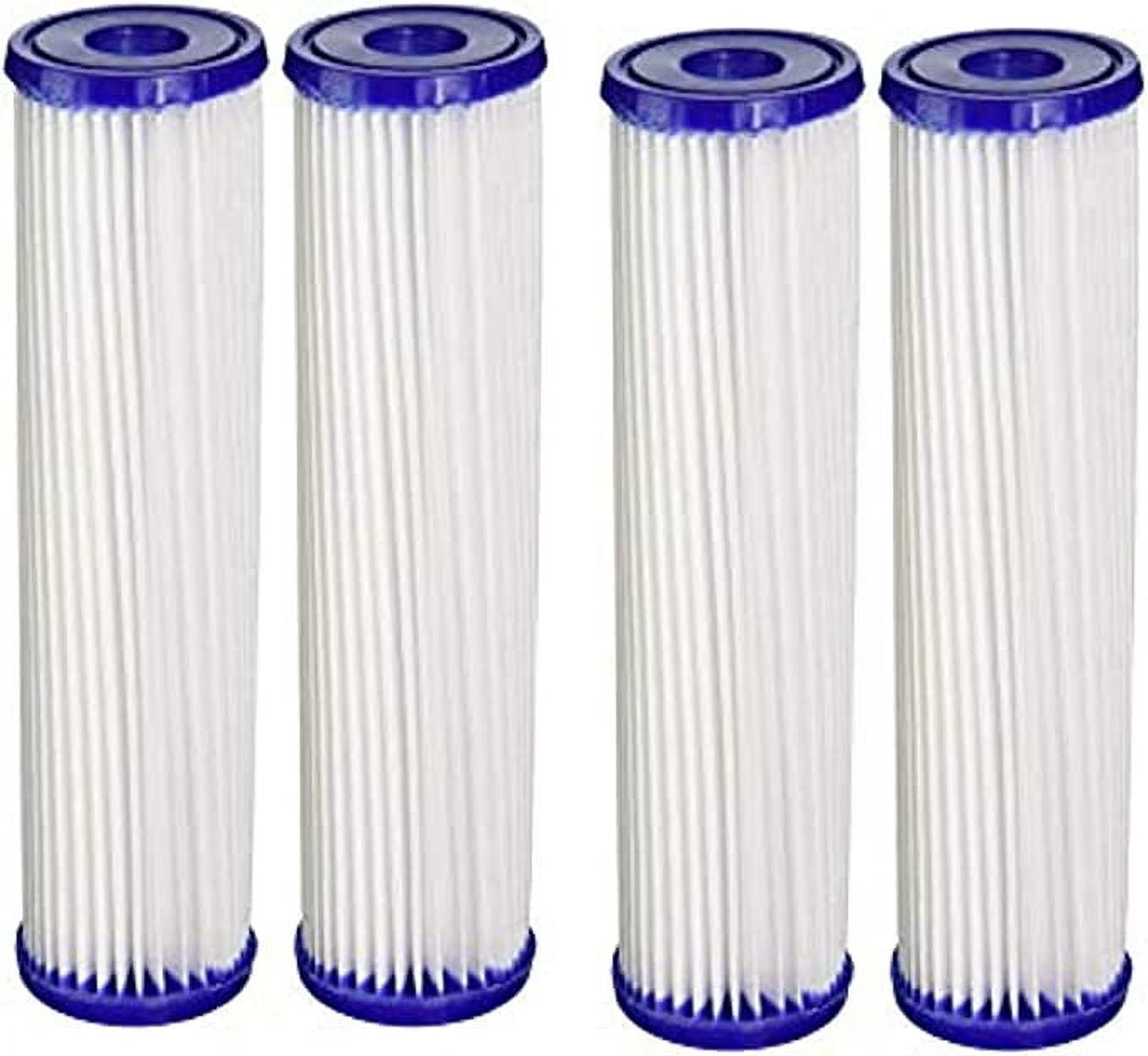 CFS Compatible with HDX HDX2PF4 Pleated Household Water Filters (4 pack