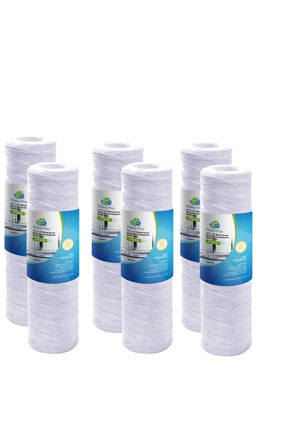 CFS Complete Filtration Services 2-Stage Replacement Water Filters, 6Pack