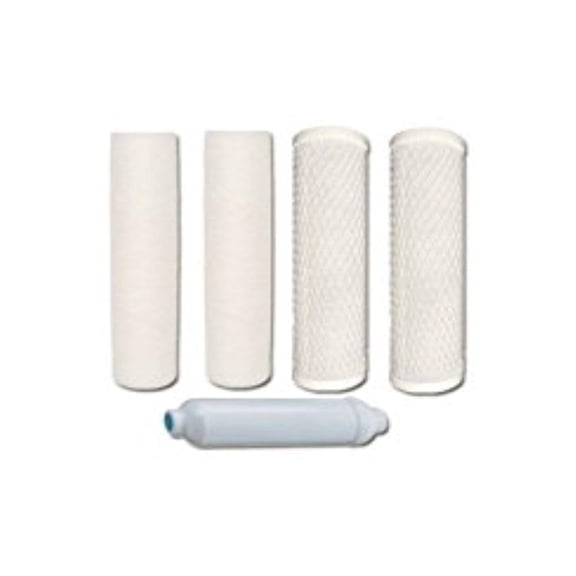 CFS  Replacement Water Pre & Post Filter Set includes Sediment, Carbon Block, GAC Inline Cartridges Compatible with Purwater PW-RO4L Models  1/4 Quick Connect  Reverse Osmosis Replacement Kit