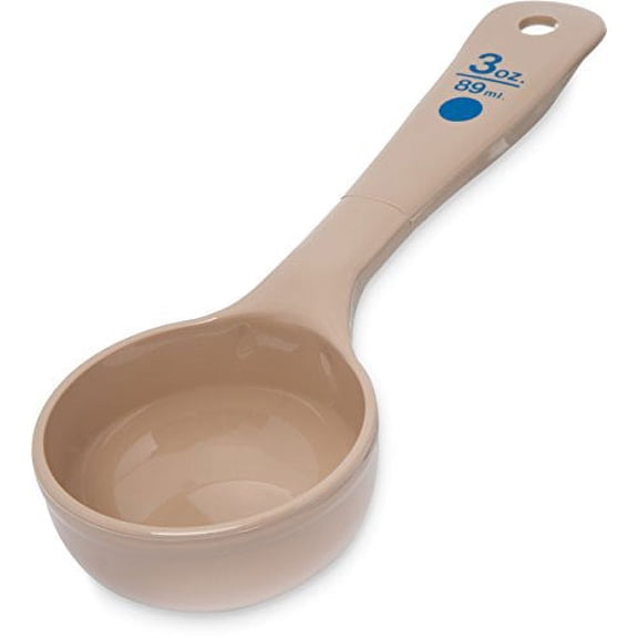 CFS Short Handle Measuring Spoon 3 Ounces Beige