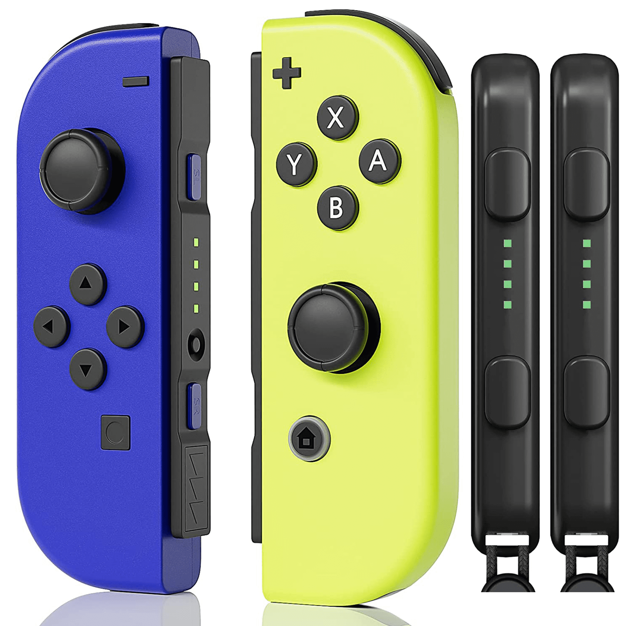 JoyPad (L/R) Controller for Nintendo Switch Controller - Neon Blue/Neon Yellow Game Joypad - Walmart.com