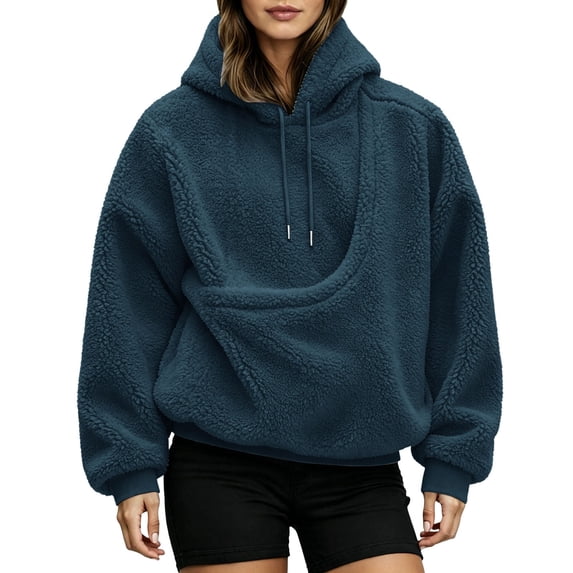 CFXNMZGR Blanket Hoodie for Adult with Giant Pocket Winter Cozy Gifts Cat Hoodie Pouch Kitten Puppy Carrier Hood (Navy,XXXXL)