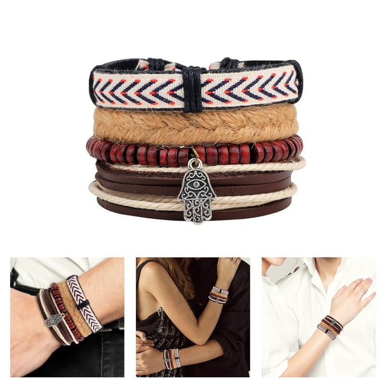 Leather bracelets store for her