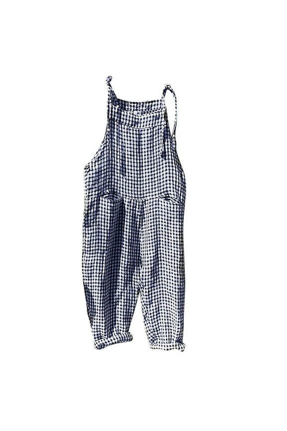 Fashion Women's Sleeveless Striped Jumpsuit - Stylish Bandage Romper with Pocket Detail