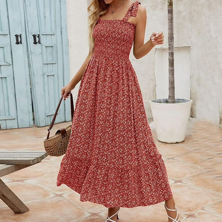 Casual Vacation Print Tie Dye Patchwork V Neck Sling Dress Dresses(7 Colors) Casual Vacation Print Tie Dye Patchwork V Neck Sling Dress Dresses(7 Colors)