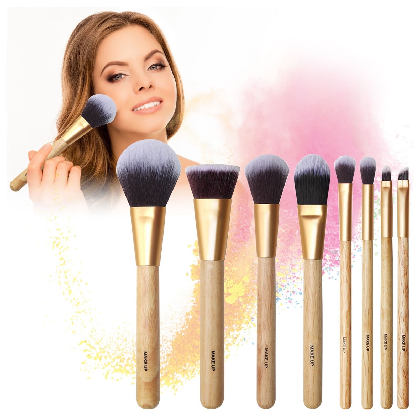 CFXNMZGR Pro Beauty Tools Brush Makeup Brushes 8 Pieces Small Makeup