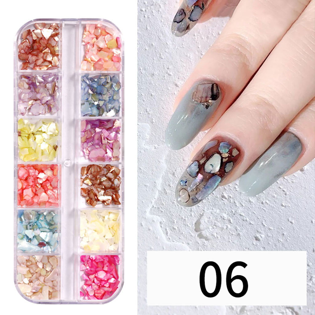 3D Glitter Set of Nail Decoration (Multicolor) - Set of 48 Bottles, For  Parlour at Rs 180/pack in Ahmedabad