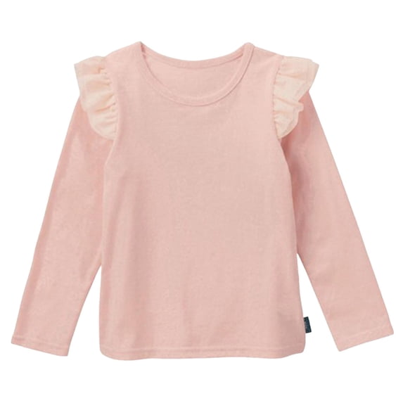 CFXNMZGR Toddler Girls T Shirts Girls Tops Long Sleeve Girls T Shirt Graphic Casual Fashion Tee Shirts T Shirt (Pink,3-4 Years)