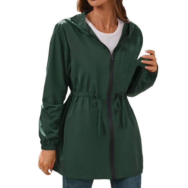 CFXNMZGR Winter Coats for Women Plus Size Coats Women's Hooded Long