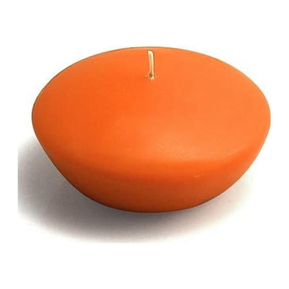 CFZ-050-12-0 3 in. Floating Candles, Orange - 144 Piece