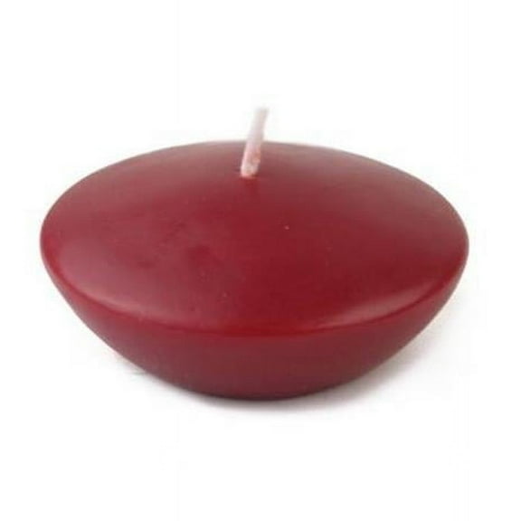 CFZ-053-0 3 in. Floating Candles, Burgundy - 12 Piece per Box