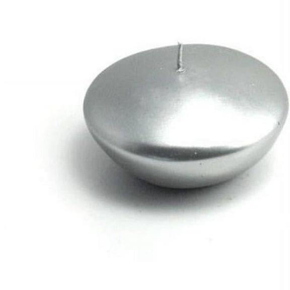 CFZ-066-12-0 3 in.Floating Candle, Metallic Silver s - 144 Piece
