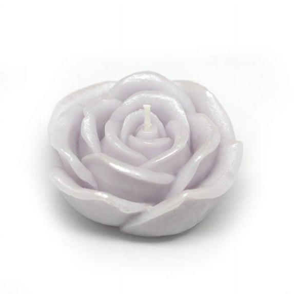 CFZ-073-12 3 in. Rose Floating Candles, Purple - 144 Piece