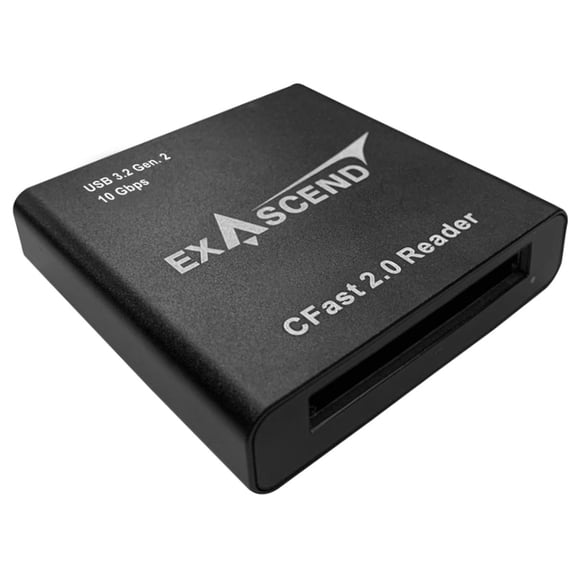 Exascend CFast 2.0 Memory Card Reader, Black