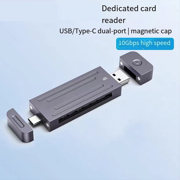 CFast SD Card Reader USB 3.2 to Micro-SD&TF External Memory OTG Adapter for Mobile Phone Computer Camera 10Gbps