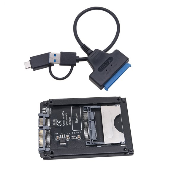 CFast to SATA3.0 Hard Disk Adapter Card SATA3.0 22Pin to CFast Card Adapter 2.5" Socket CFast Card Reader