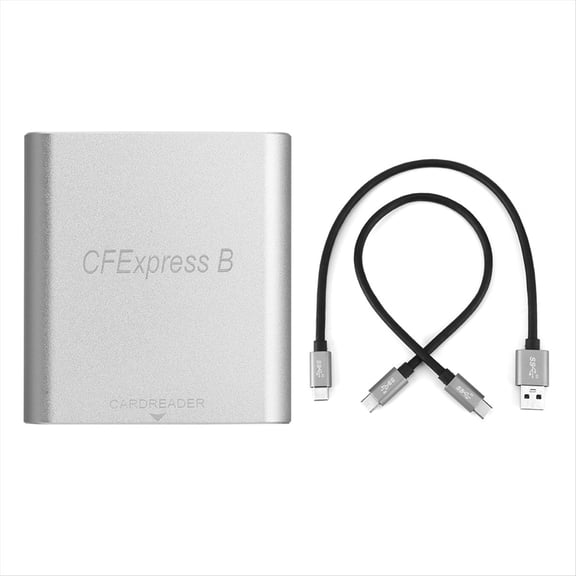 CFexpress Card Reader Portable USB 3.1 Gen 2 10Gbps CFE B Memory Drive-Free Type C Data for Laptop
