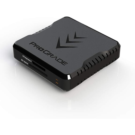 CFexpress Type A and SDXC/SDHC UHS-II Card Reader with Two Slots | USB 3.2 Gen 2 | by (PG09)