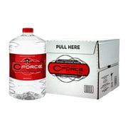 CForce Bottled Water, Naturally Alkaline Artesian Spring Water, 101.4 oz (3 Lt) Plastic Bottles (4 Pack)