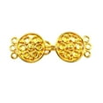 thumbnail image 1 of CG-231 18K Gold Overlay Multi Strand Clasp With 3 Holes, 1 of 2