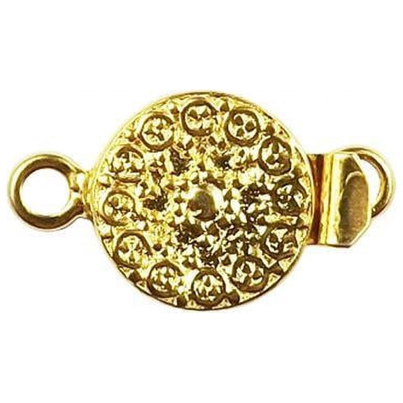 CG-383 18K Gold Overlay Single Hole Multi Strand Clasp