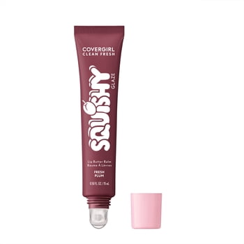 COVERGIRL Clean Fresh Squishy Glaze™ Lip Butter Balm, 160 Fresh Plum, 0.50 fl oz