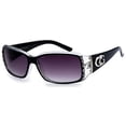 thumbnail image 1 of CG Eyewear Retangle Shape Medium Rhinestone Sunglasses for Women Clear, 1 of 1