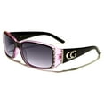 thumbnail image 1 of CG Eyewear Rhinestone Studded Narrow Rectangular Fashion Sunglasses UV Protect, Black, Medium, 1 of 1