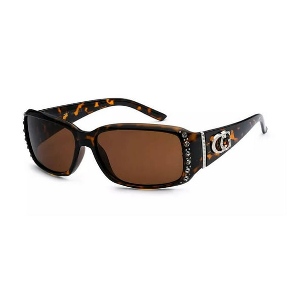 CG Eyewear Sunglasses Designer Fashion With Rhinestones Plastic Frames For Women