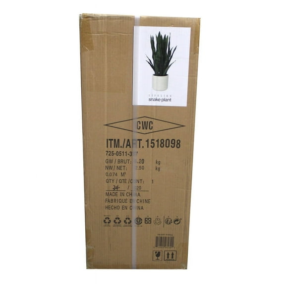 CG Hunter Lifelike Faux Snake Plant