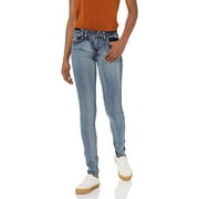 YDX CG JEANS Women's Soft and Fit Skinny Jeans Stretch Comfort Mid Rise in Juniors and Plus Size, Acid Wash Grey, 4