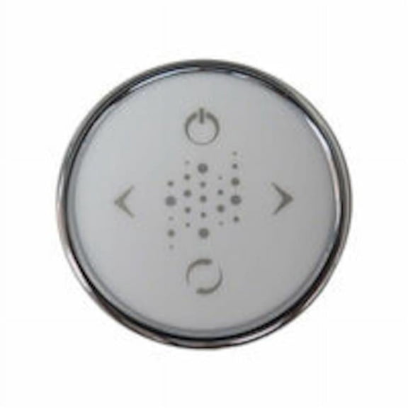 CG-SENSOR-R-CP Classic Round LED Spa Side Control For, Chrome - 4-Button