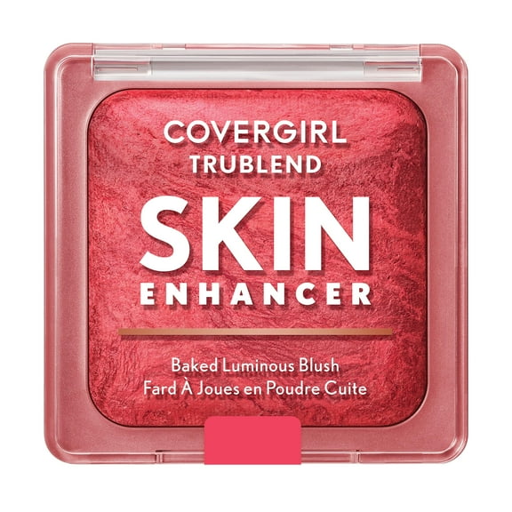 COVERGIRLlTruBlend Skin Enhancer Baked Luminous Blush, 420 Strawberry Drizzle, 0.28oz